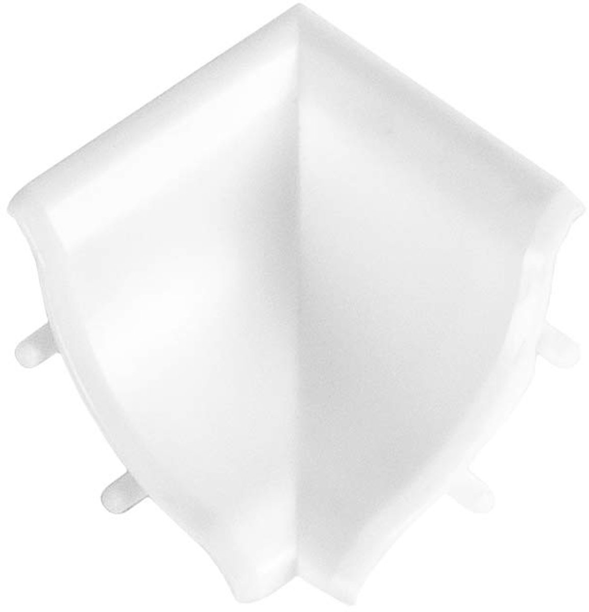 DQ-PP 1x HOEKLIJST BINNENHOEK - Mat Wit - 13 x 13 mm - PVC - Keukenlijst, Werkblad Afwerkingslijst, Keukenafwerkingslijst, Wandafwerkingslijst, Tafelbladlijsten