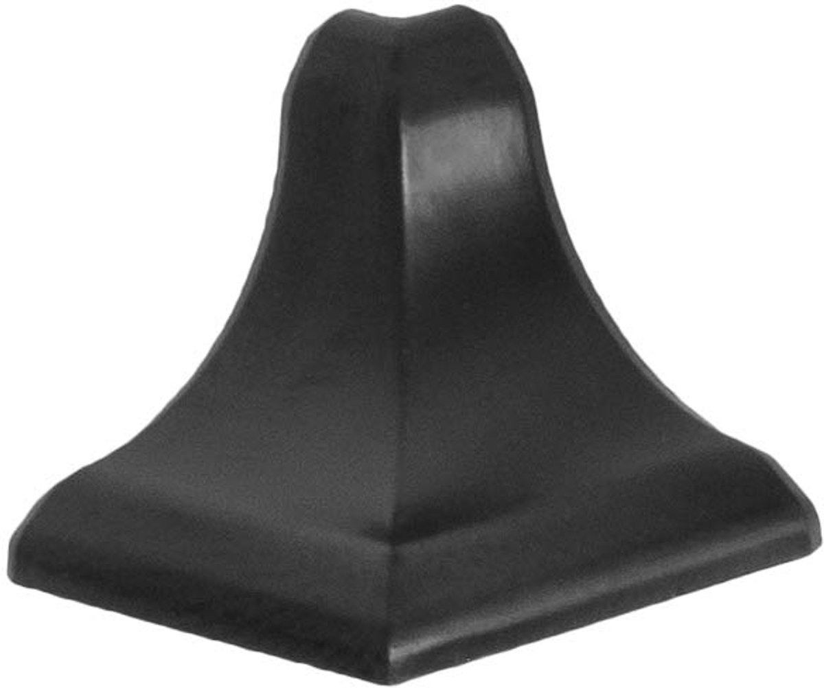 DQ-PP 1x HOEKLIJST BUITENHOEK - Mat Zwart - 13 x 13 mm - PVC - Keukenlijst, Werkblad Afwerkingslijst, Keukenafwerkingslijst, Wandafwerkingslijst, Tafelbladlijsten