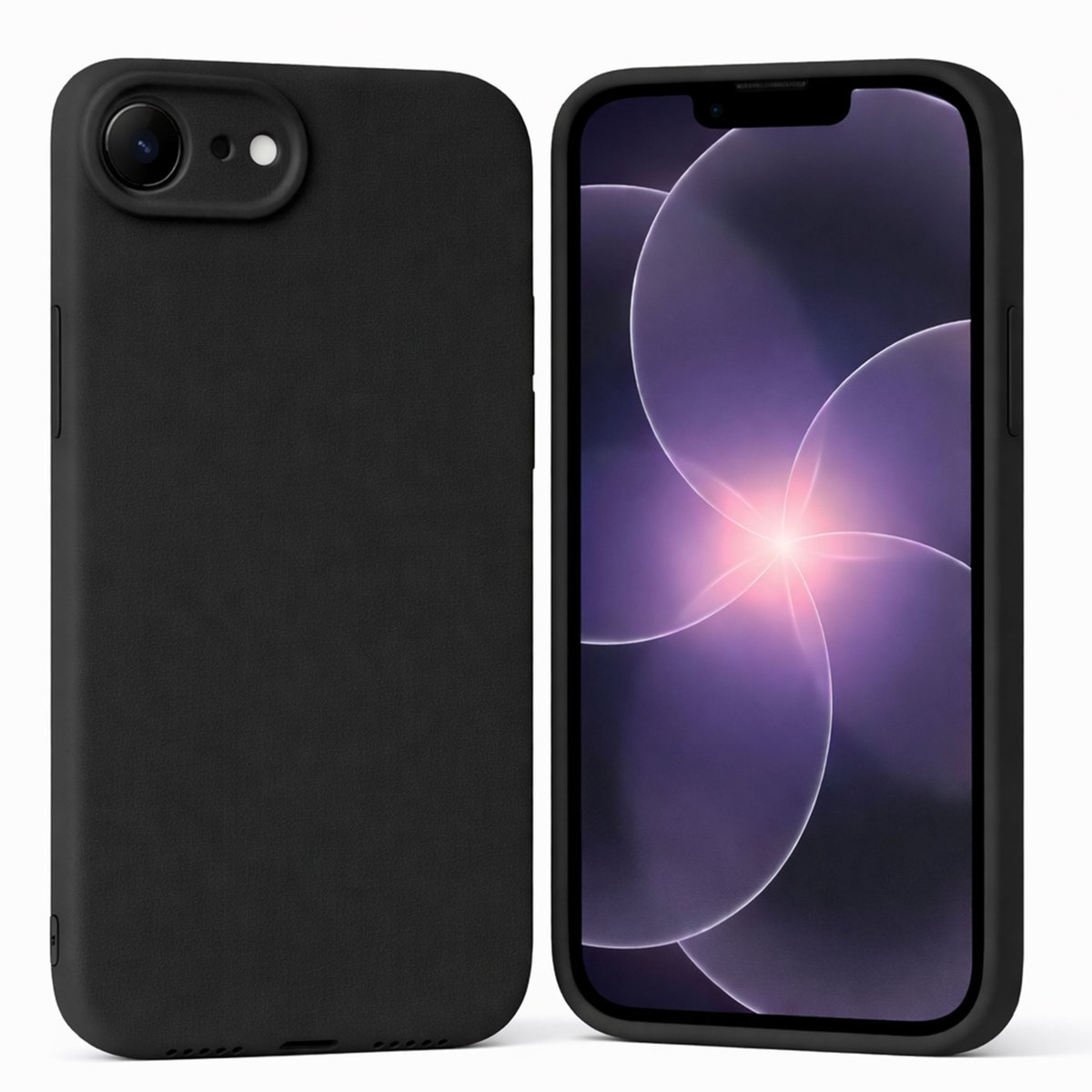 ChiGuard Hoesje Geschikt voor iPhone 17e - Hoesje- Back Cover Case - Zwart
