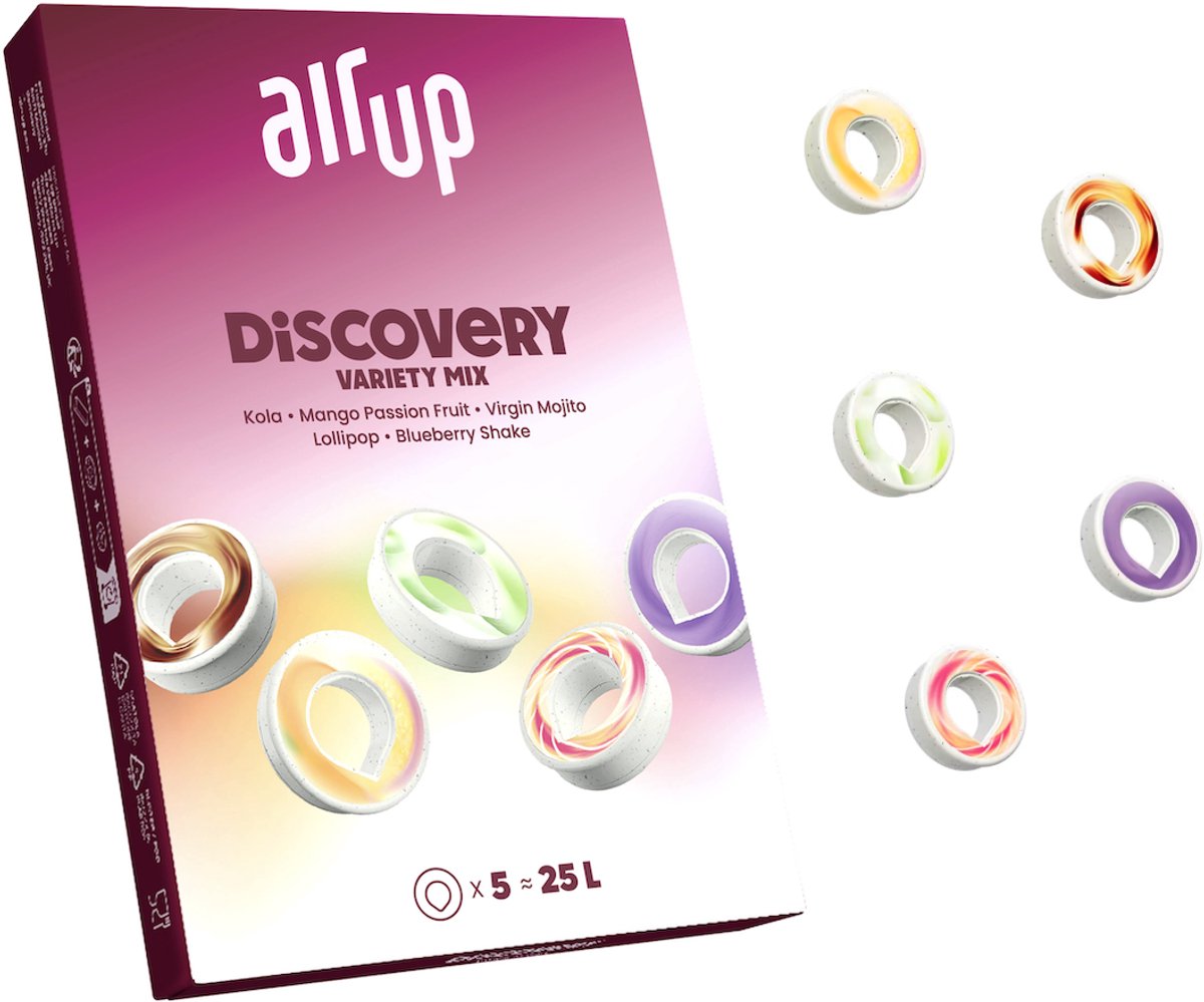 5x Air Up Pods - Cola / Kola - Mango Passievrucht - Virgin Mojito - Blueberry Shake - Lollipop - 5 Smaken - Geurpods voor Air Up Drinkfles
