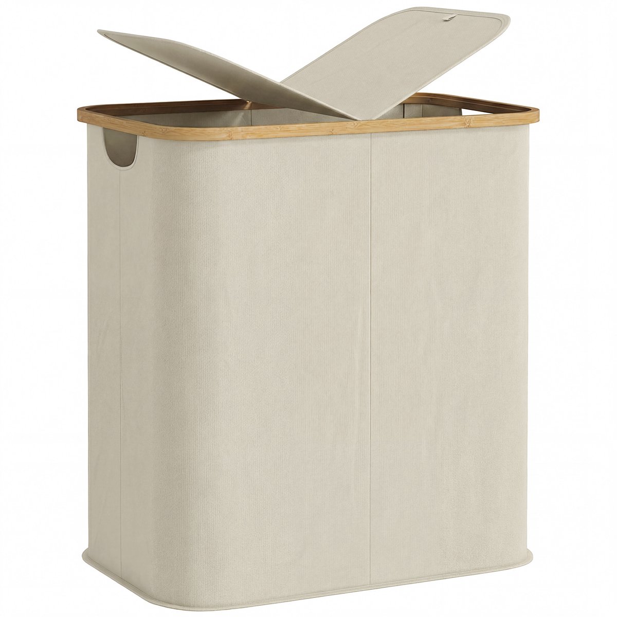 HOMCOM Wasmand - Vliesstof - 54x34x58,5 cm - Beige