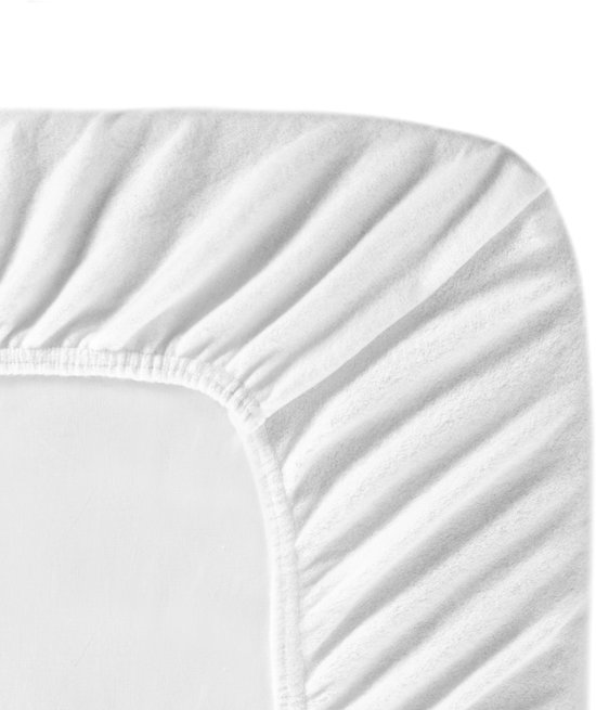 Cinderella Hoeslaken - 2 Persoons - Polyester - Molton - 180x200/210 cm - Tot 15 cm hoog - Wit