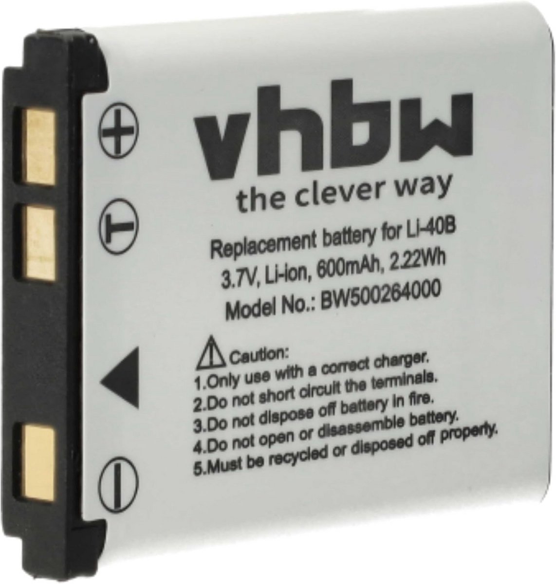 Camera Accu - Vervangende Batterij - Fotografie - Hoge Capaciteit - 500 mAh 3.6V