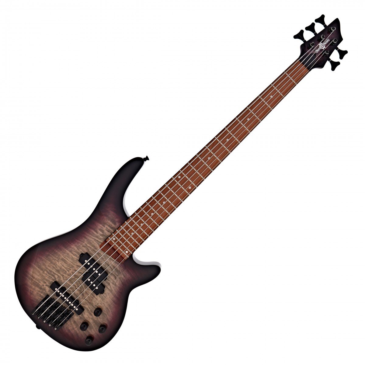 Chicago Select 5-snarige basgitaar van Gear4music, Purple Burst