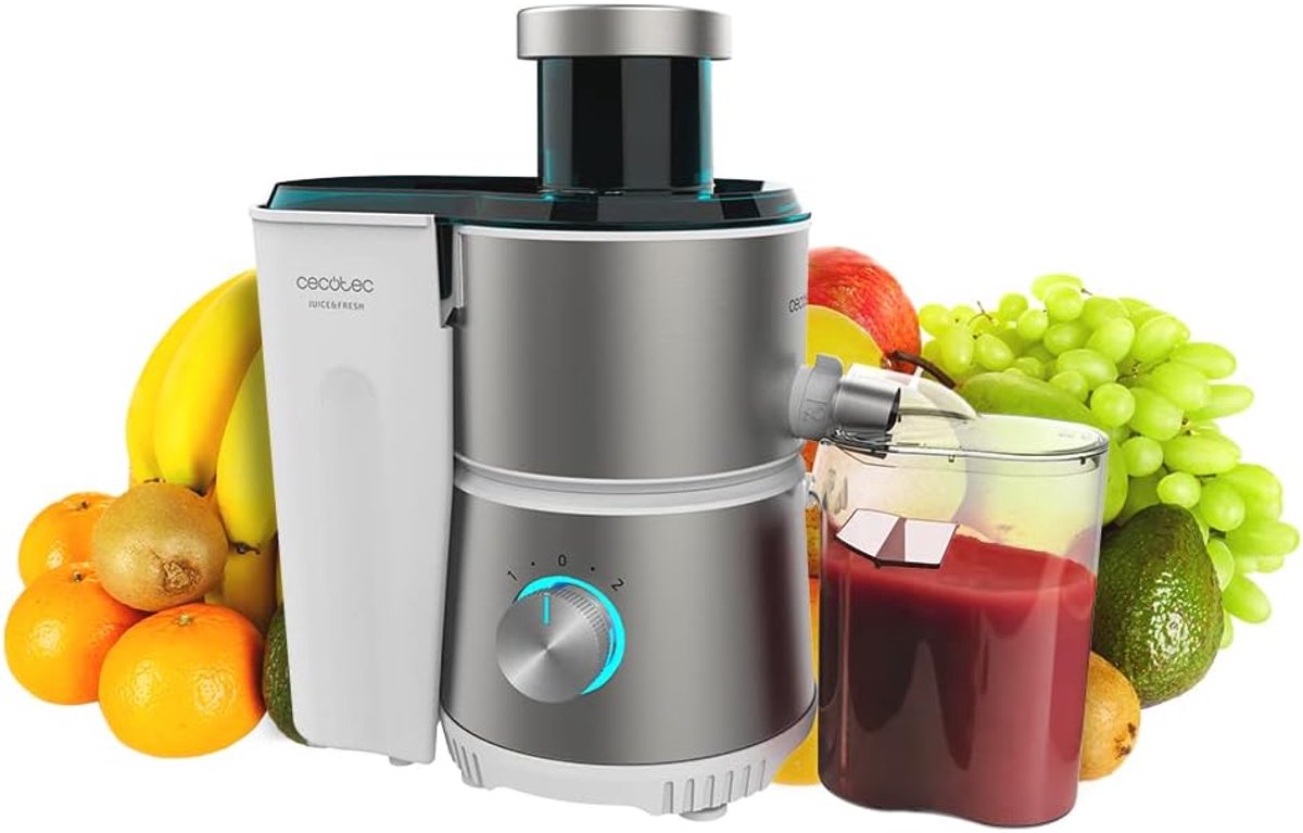 Sapcentrifuge - Juicer - Gezond Sap Maken - Orbitale Sapcentrifuge - 350ml Capaciteit - Wit