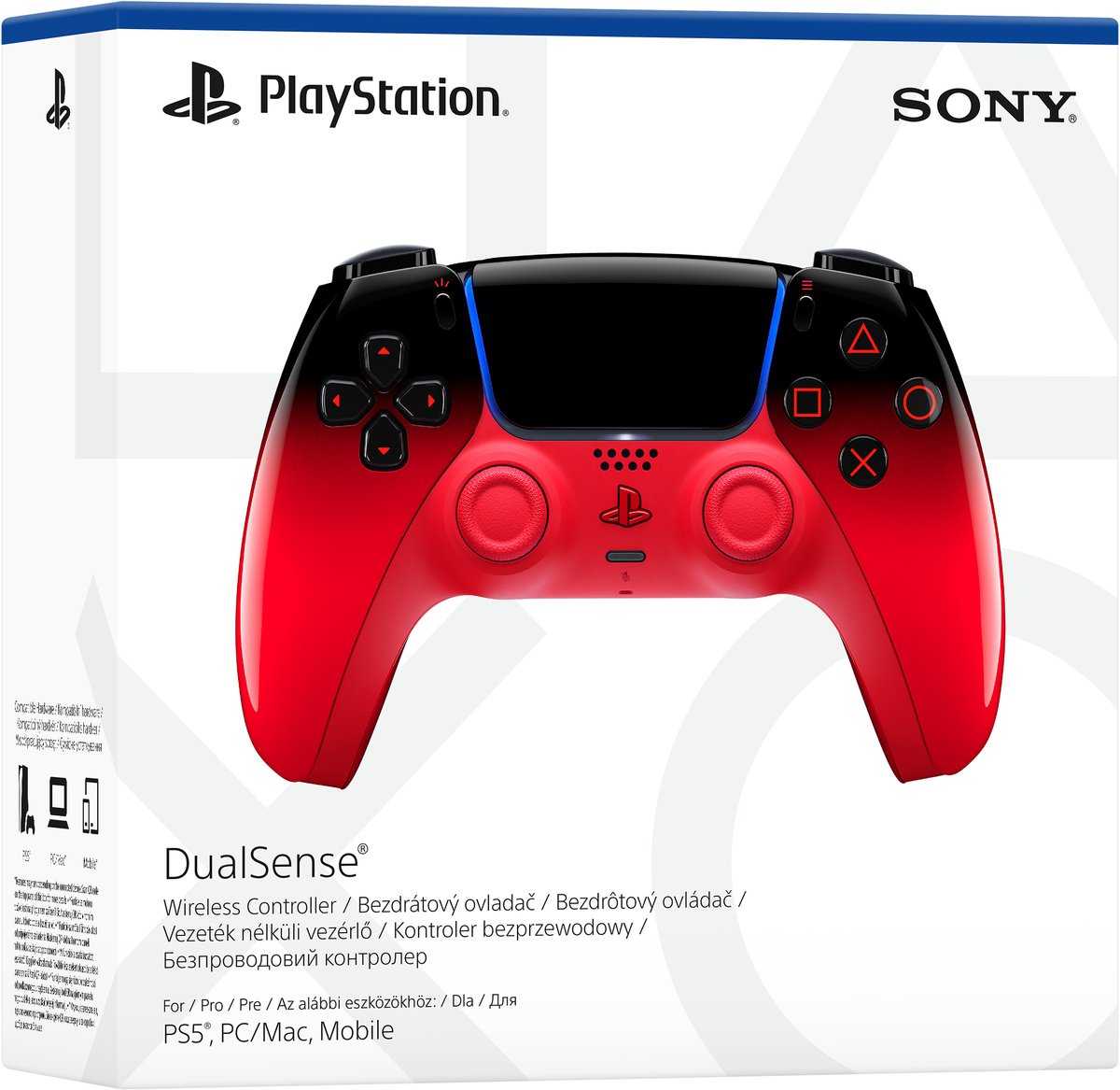 Sony PS5 DualSense Draadloze Controller - Techno Red – foto 7