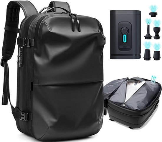 Traveler - Vacuüm Rugzak - Airbag - Reistas - Handbagage - Grote Reisrugzak voor Dames en Heren