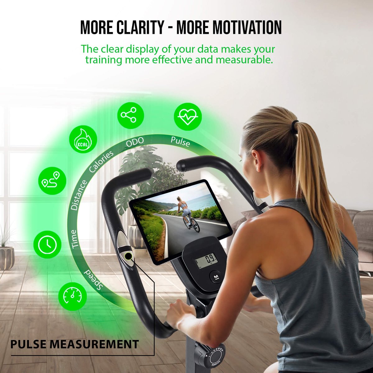 Christopeit Hometrainer Active met magnetische rem, 14 - afbeelding 3