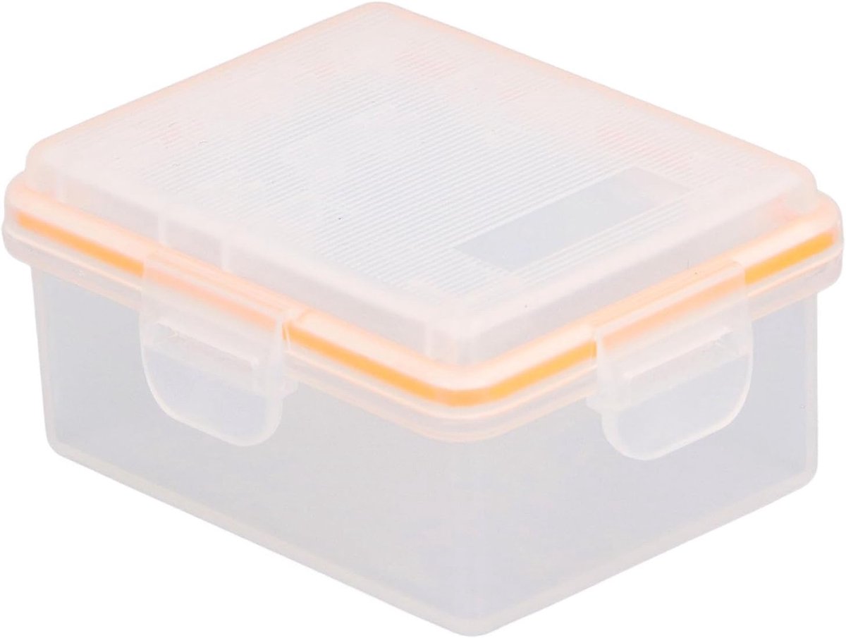 Draagbare Batterijhouder - Geheugenkaart Case - Camera Opslag - Compact Ontwerp - 18x13x3 cm