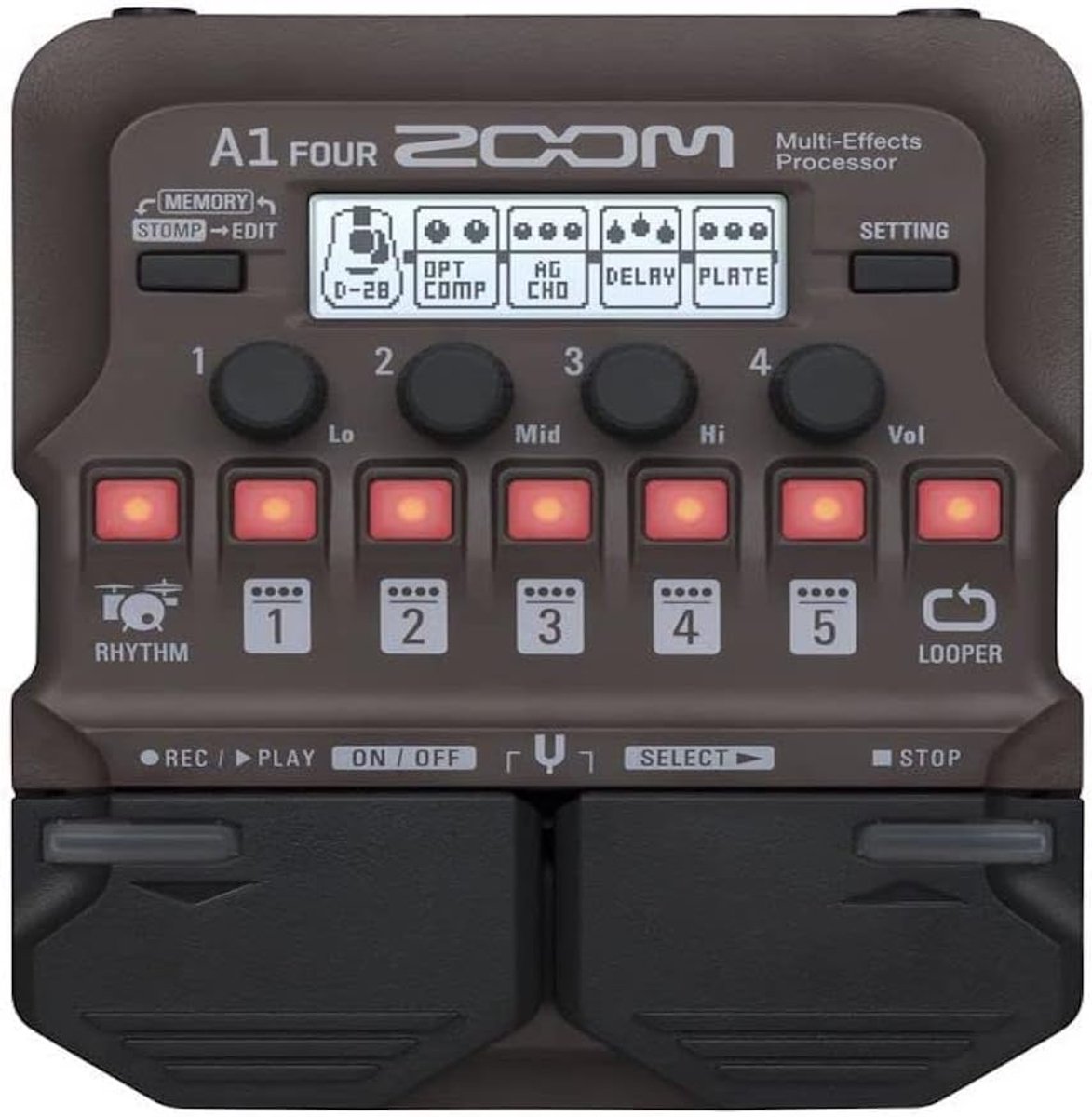 Multi-effect Pedaal - Geluidsversterker - Muziek Maken - Meer dan 80 Effecten - 340 gram - Zwart
