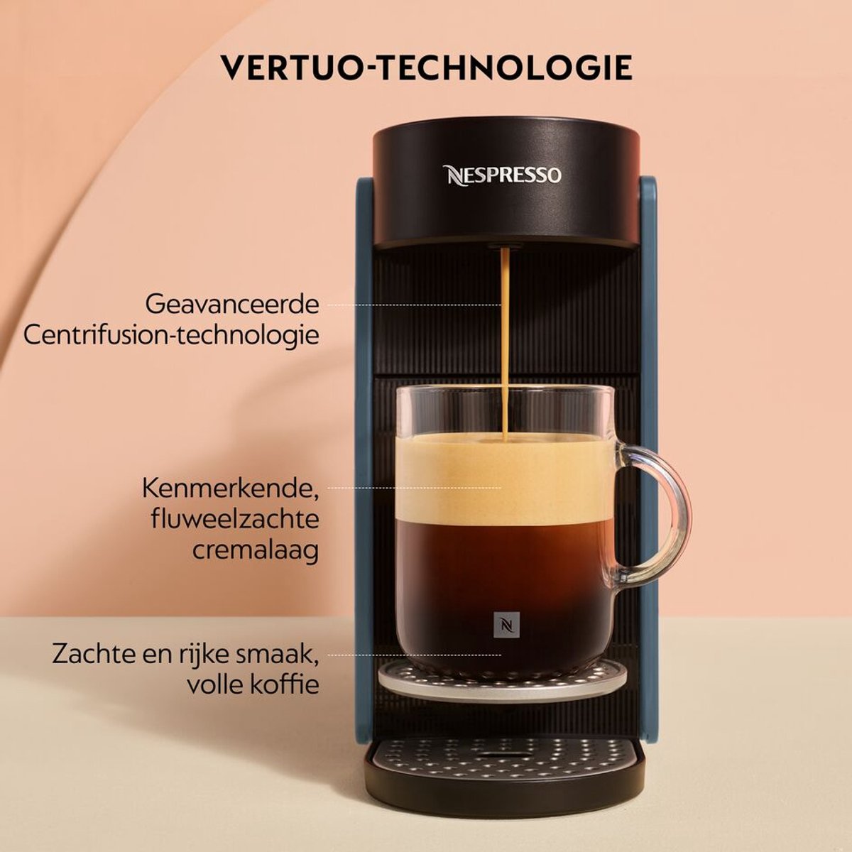 Nespresso Krups Vertuo UP - 40+ koffiesoorten, 3 sec opwarmtijd thumbnail 4