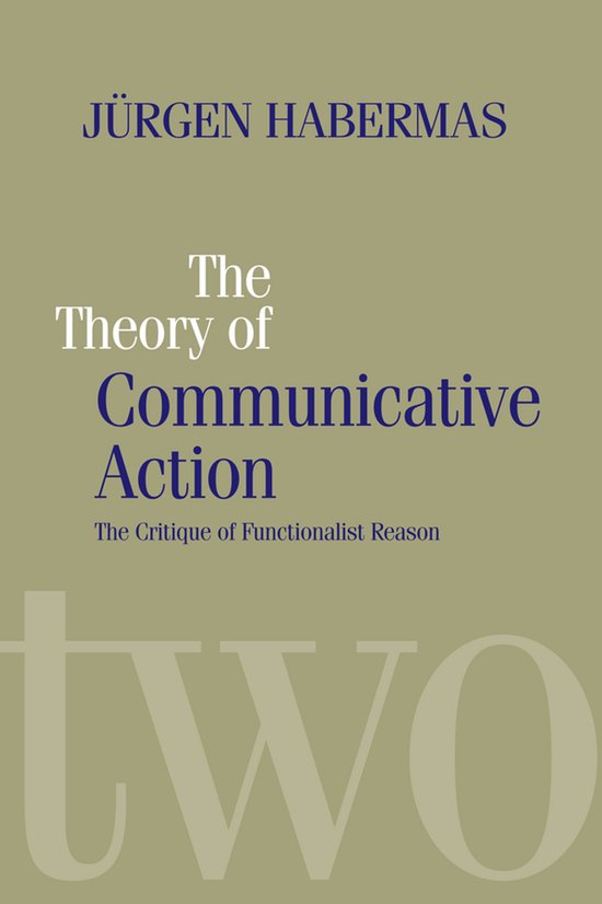The Theory of Communicative Action - cover