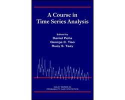 Omslag van A Course in Time Series Analysis