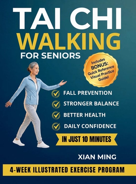 Mindful Movement Mastery- Tai Chi Walking for Seniors - cover