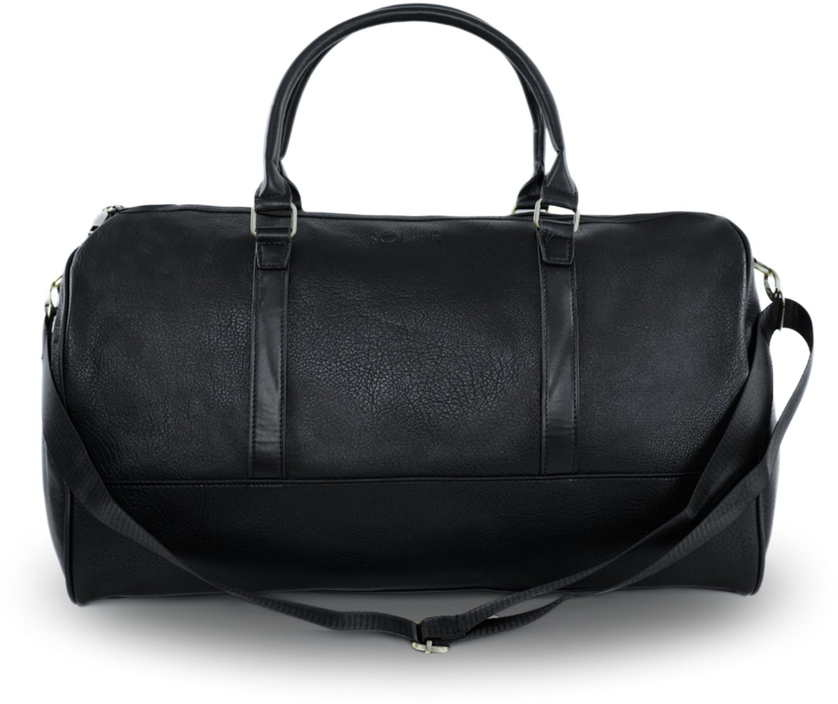 Solier S37 Astrin - Weekendtas sporttas - Handbagage geschikt - Schouderriem verstelbaar - Zwart