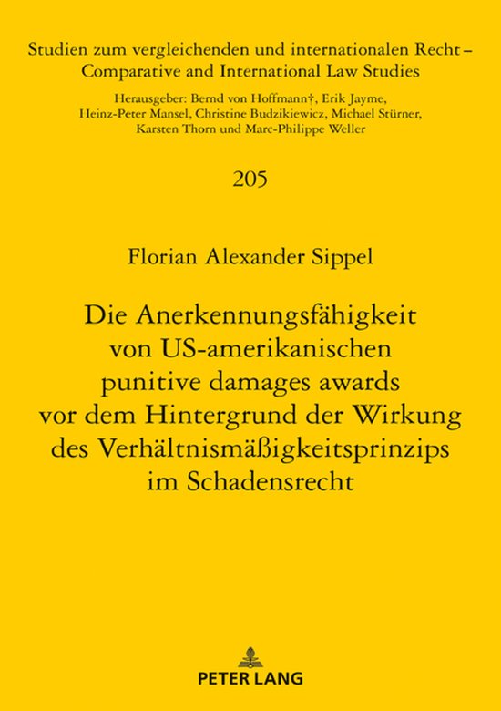 Die Anerkennungsfähigkeit von US-amerikanischen punitive da ... - cover
