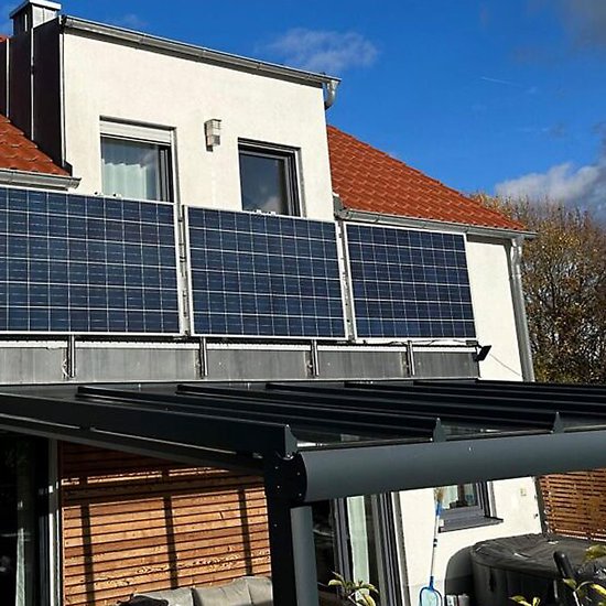Balkon Zonnepaneel Montageset - 800Wp - Balkon Zonnepaneel Bevestiging voor Balkonreling - Solar Balcony Mounting Kit - Geschikt voor Micro-Omvormer Systemen van Merkloos — afbeelding 4
