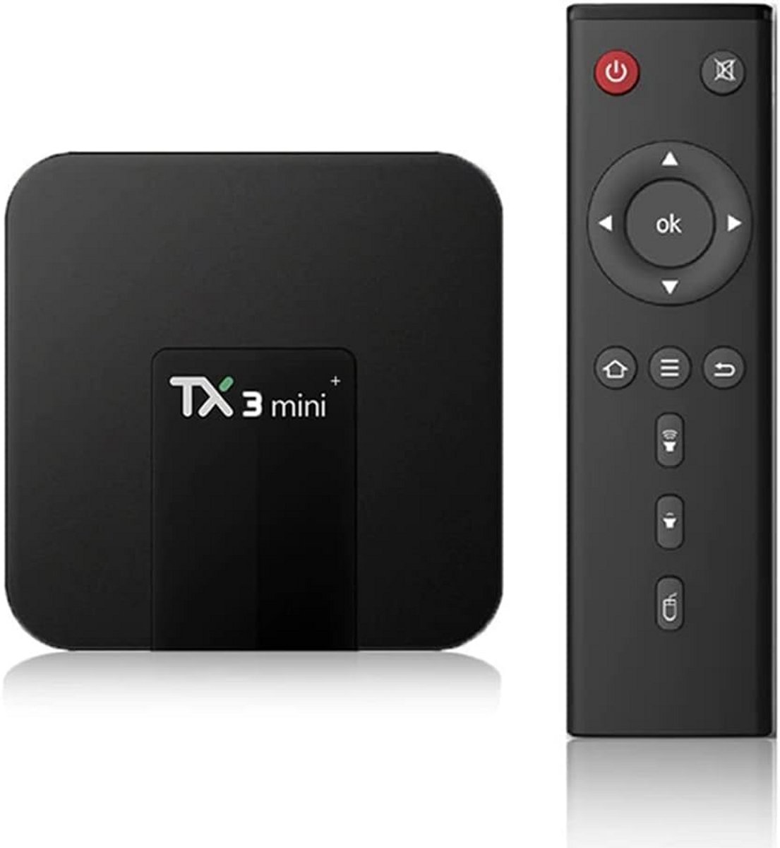 Smart Android TV Box 4K 6K Media Player met 4GB RAM en 32GB ROM, Dual WiFi en Bluetooth