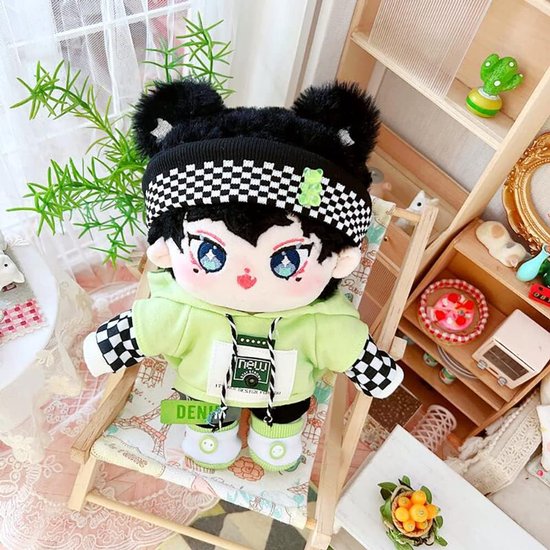 Pluchen Knuffel Outfit Set - Kleding en Accessoires voor 20cm Cadeaupop van Merkloos — afbeelding 3
