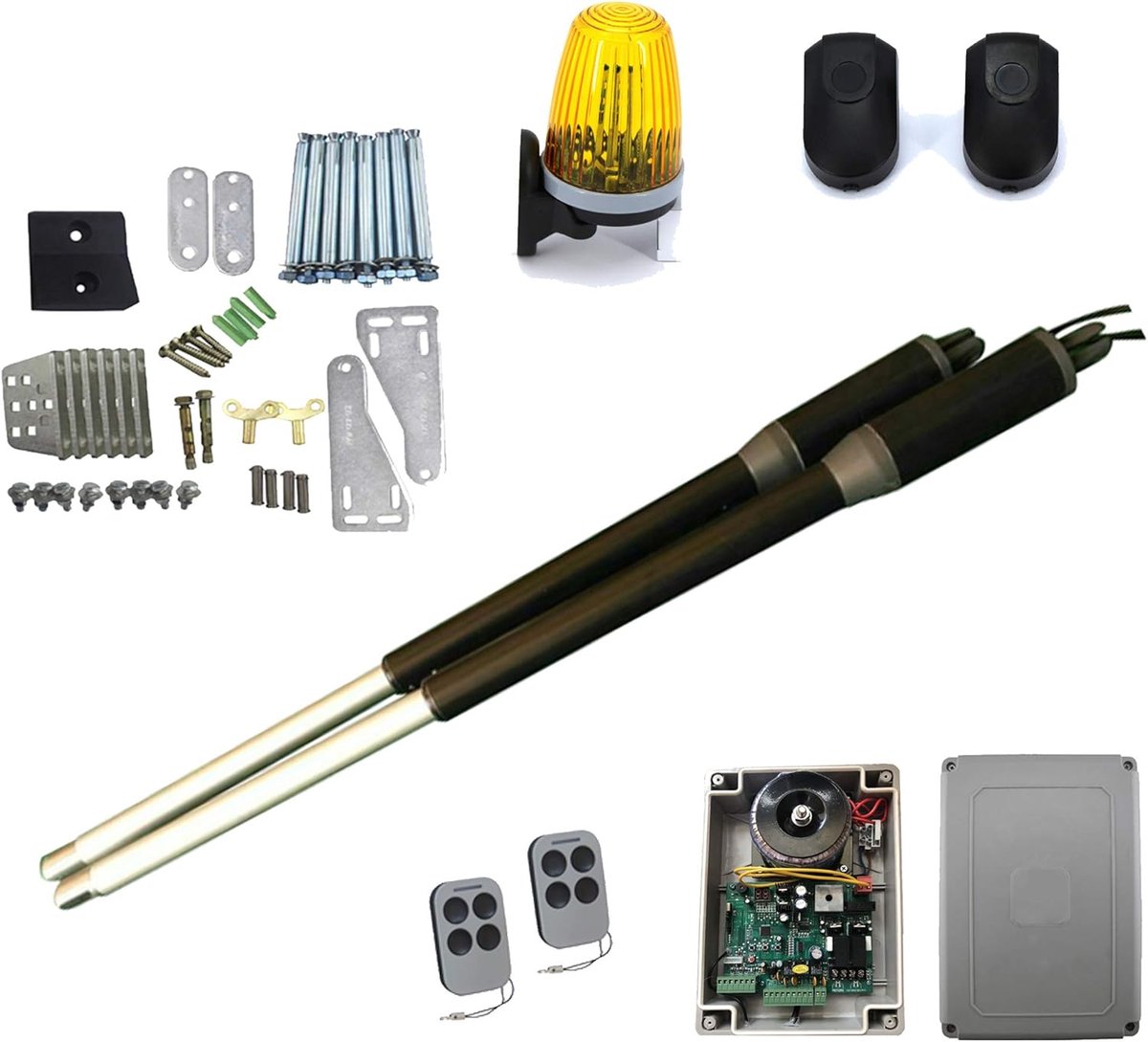 Elektrische Automatische Deuropener Set voor 2 Klapdeuren (24V/220V)