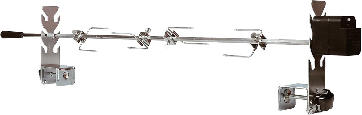 Rotisserie Kit - Spit Grill - Outdoor Koken - Snelle Installatie - 90 cm Lengte