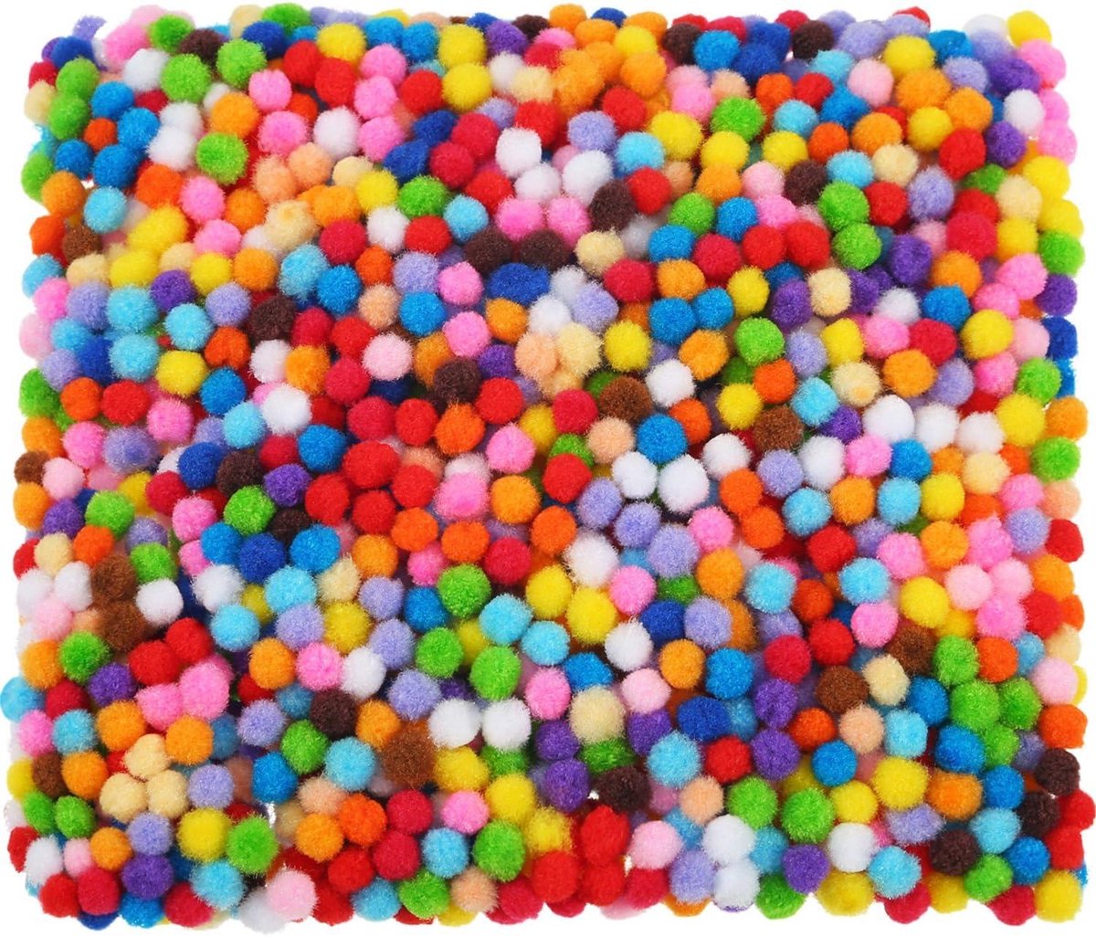 TuseRxln Pompons – Voor knutselen – 2000 stuks – Multicolor