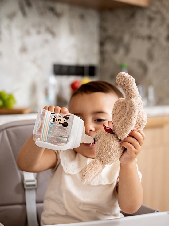 Tigex- Minnie & Mickey Mouse Lekvrije Beker 150 ml - Waterdicht - Afneembare Handgrepen - Beschermdeksel - Baby Drinkbeker- 6m+ van Tigex — afbeelding 3