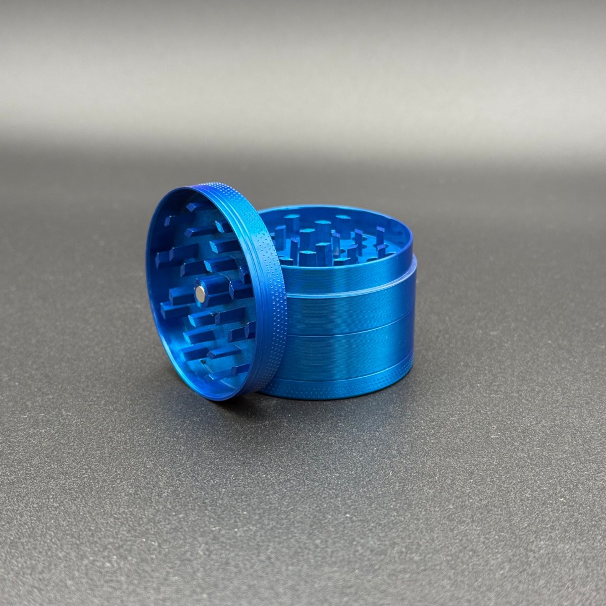 50mm Precisie Kruidenmolen - zinklegering - Grinder - Blauw