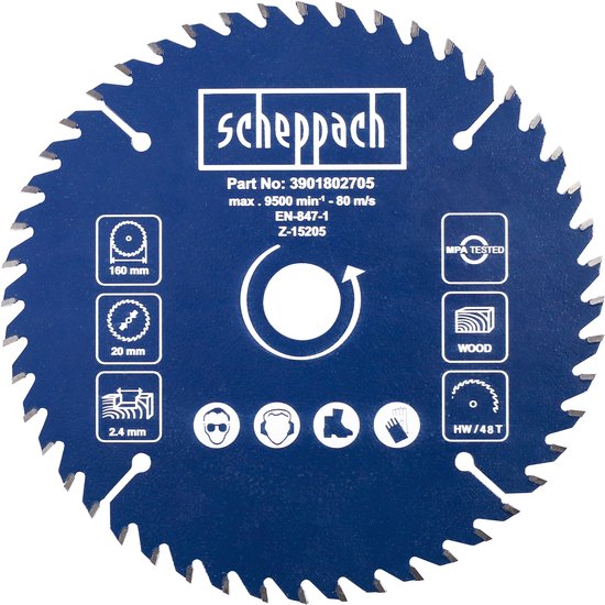 Makita Toebehoren - Zaagblad voor hout, 185x30 mm, 24 tanden B-32035