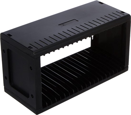 SNJY® CD Rek - CD Kast - CD Opbergsysteem - 12,5 x 28,9 x 15,7 cm - Zwart