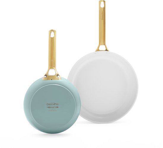 Greenpan Padova Reserve 20 + 26 cm koekenpannenset Smokey Blue