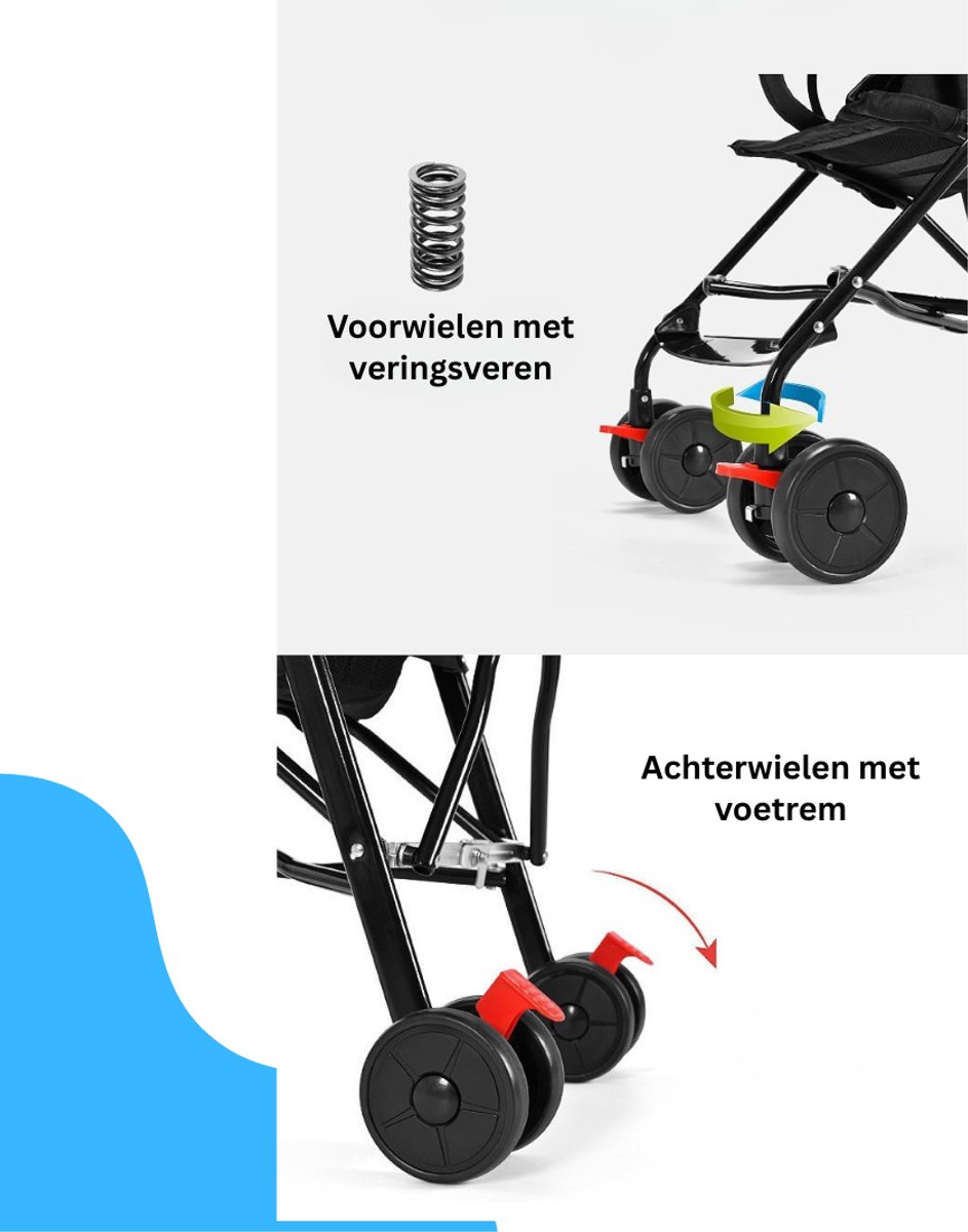 Livista Lichtgewicht Kinderwagen Buggy thumbnail 2