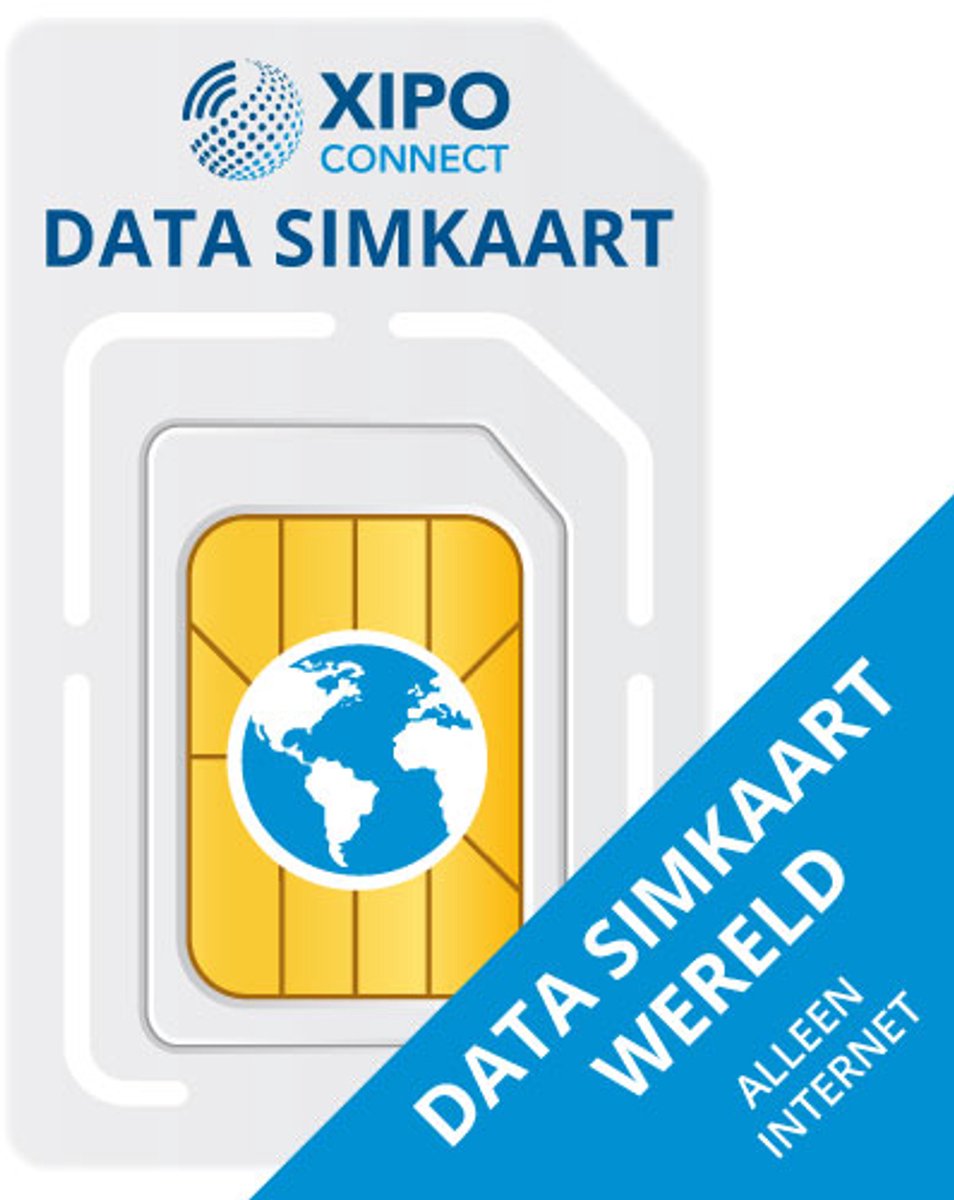 XIPO CONNECT - MiFi Simkaart - Wereld Sim 2GB
