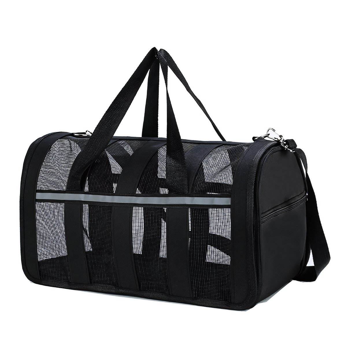 Ohpets® Reistas Kat - Zwart - Tot 10kg - Opvouwbaar - 42x28x35cm