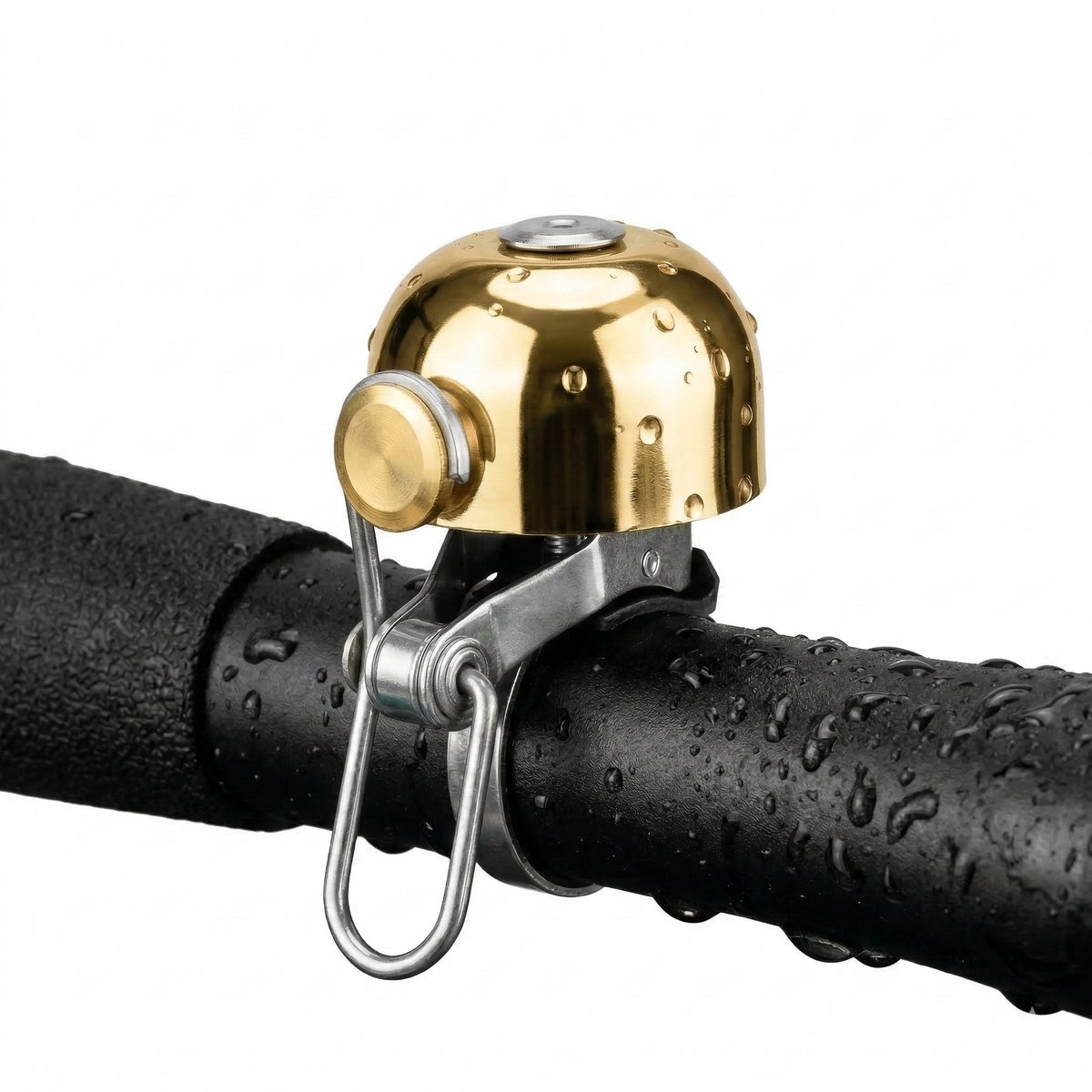 Wieport Fietsbel Vintage / Classic – Aluminium & RVS – Universele Montage 22-32 mm – Goud