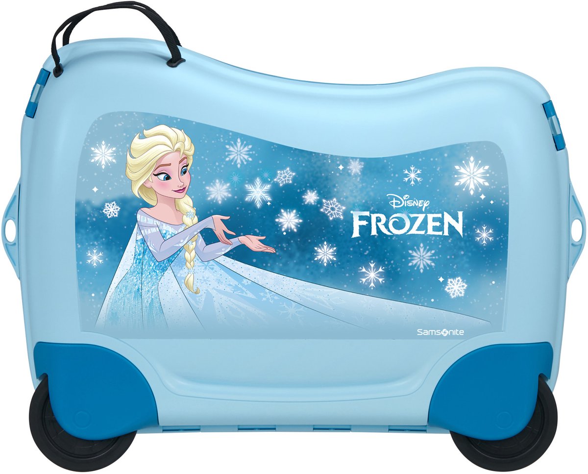 Samsonite Kinderkoffer - Dream2Go Disney Ride - on Suitcase Disney Frozen Magic Lichtblauw 52cm — afbeelding 4