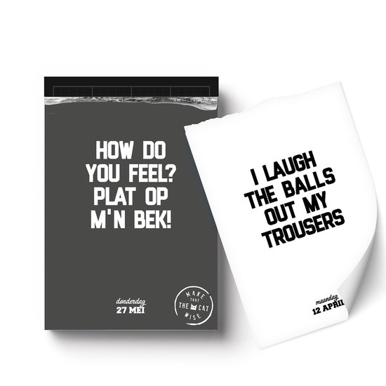 Make That The Cat Wise scheurkalender - 2027