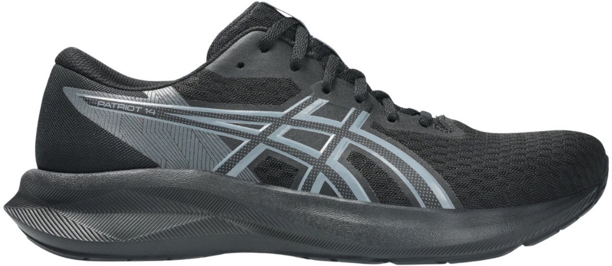 Asics Patriot 14 Heren Hardloopschoenen Zwart