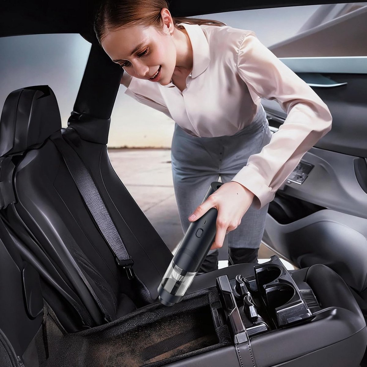 Sander Shop Draadloze Handstofzuiger met Diverse Mondstukken - afbeelding 3