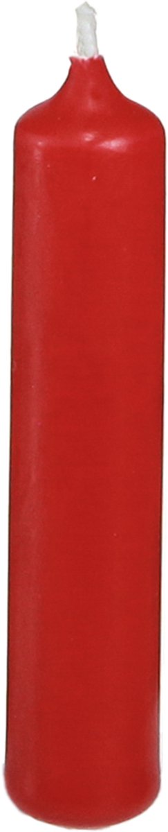 Piramidekaarsen rood boomkaarsen was Ø14mm H70mm 50st, 50 Stück