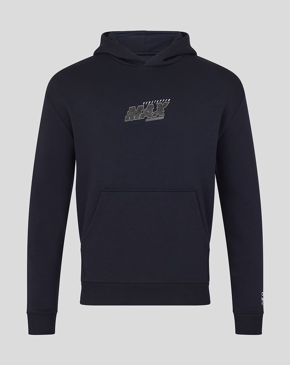 Max Verstappen Graphic Pixel Back Hoody Blauw 2026 Maat S