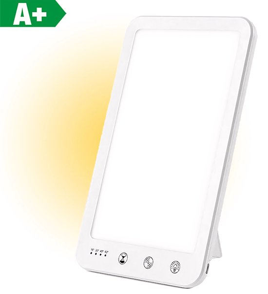24Supply Daglichtlamp 10.000 Lux - Lichttherapie - SAD lamp - 24x15cm