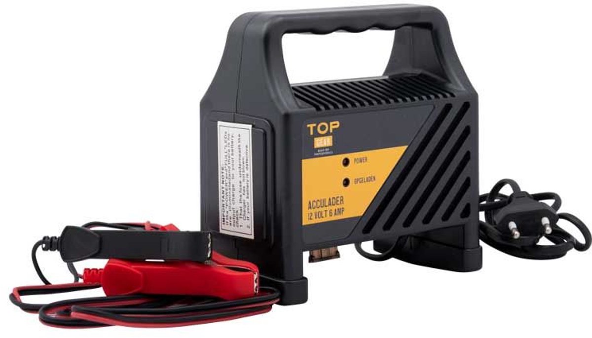 Acculader 12 volt, 6 ampère - TOPGEAR