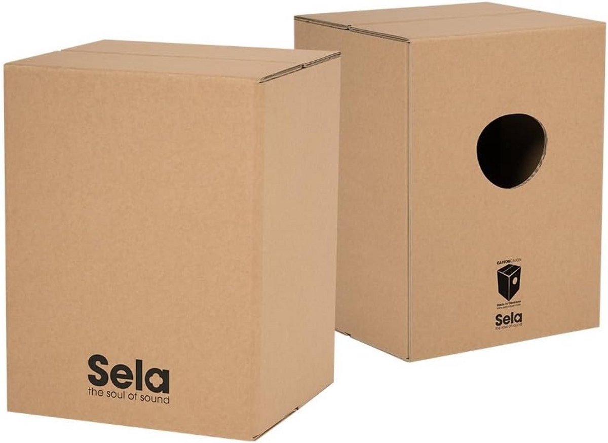 Mini Cajon - Drumbox Percussie - Muziek Maken - Geluidsgeoptimaliseerd Karton - 37cm Hoog