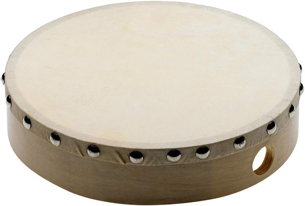 Handtrommel - Percussie Instrument - Muziek Maken - Geklonken Huid - 20 cm