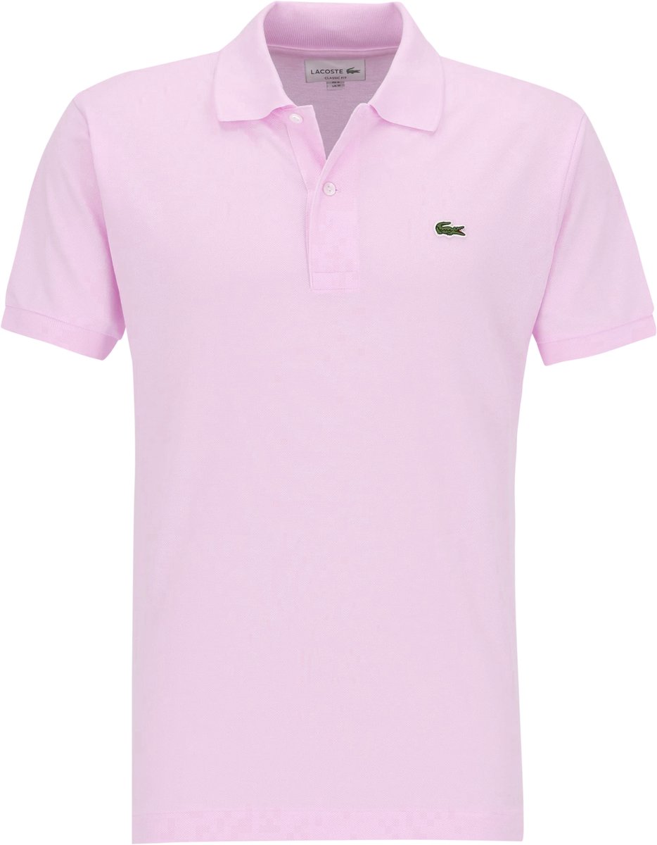 Lacoste Classic Fit polo albizia poederroze