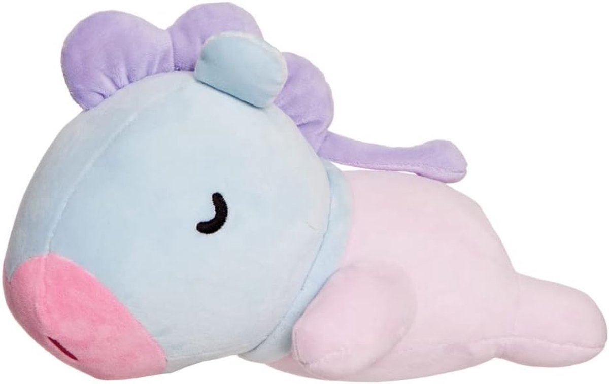 Schattig Baby Kussen Pluche Speelgoed Blauw en Paars