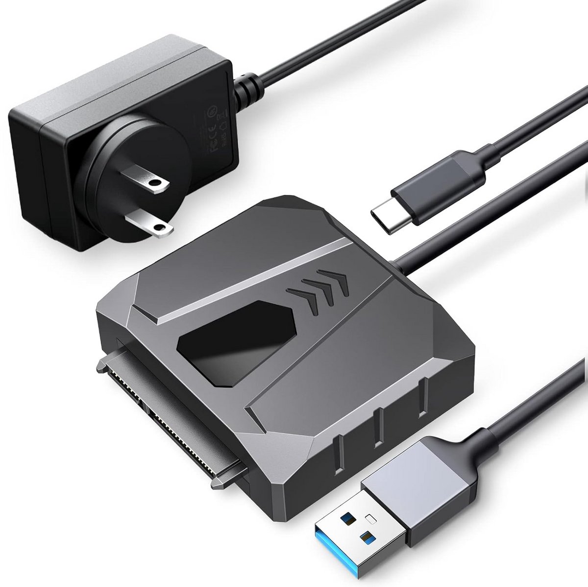 USB naar SATA Adapter - Externe Harde Schijf - Data Overzetten - Ondersteunt 3.5 inch