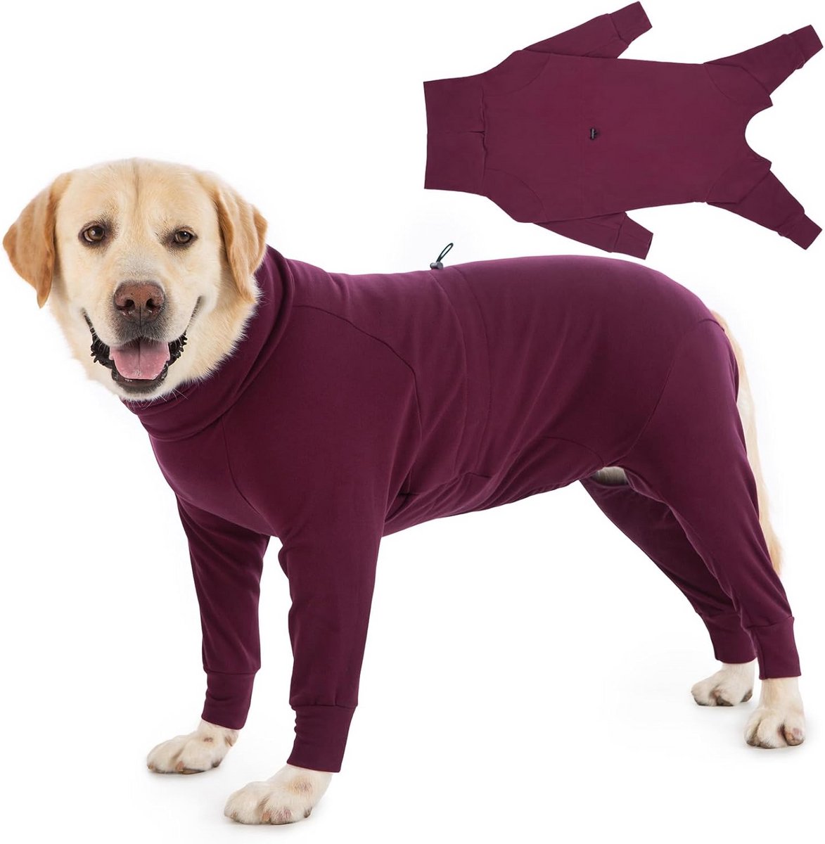 Warme Hondenjas met Benen en Fleece Voering voor Middelgrote tot Grote Honden