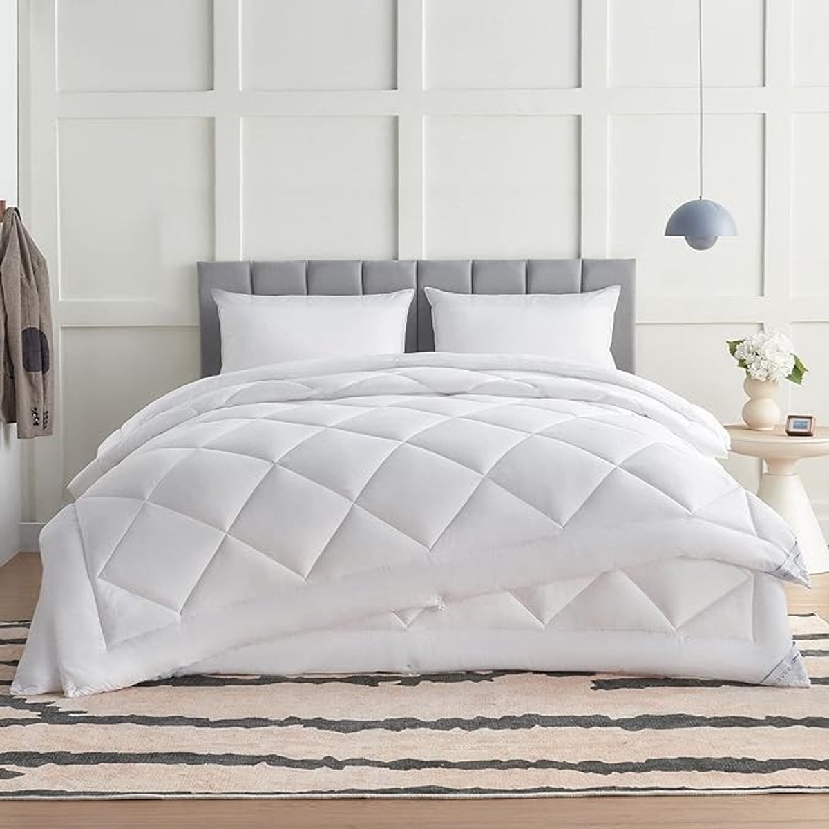 Vier-seizoenen dekbed set, ademend en temperatuurregulerend, 240x260 cm